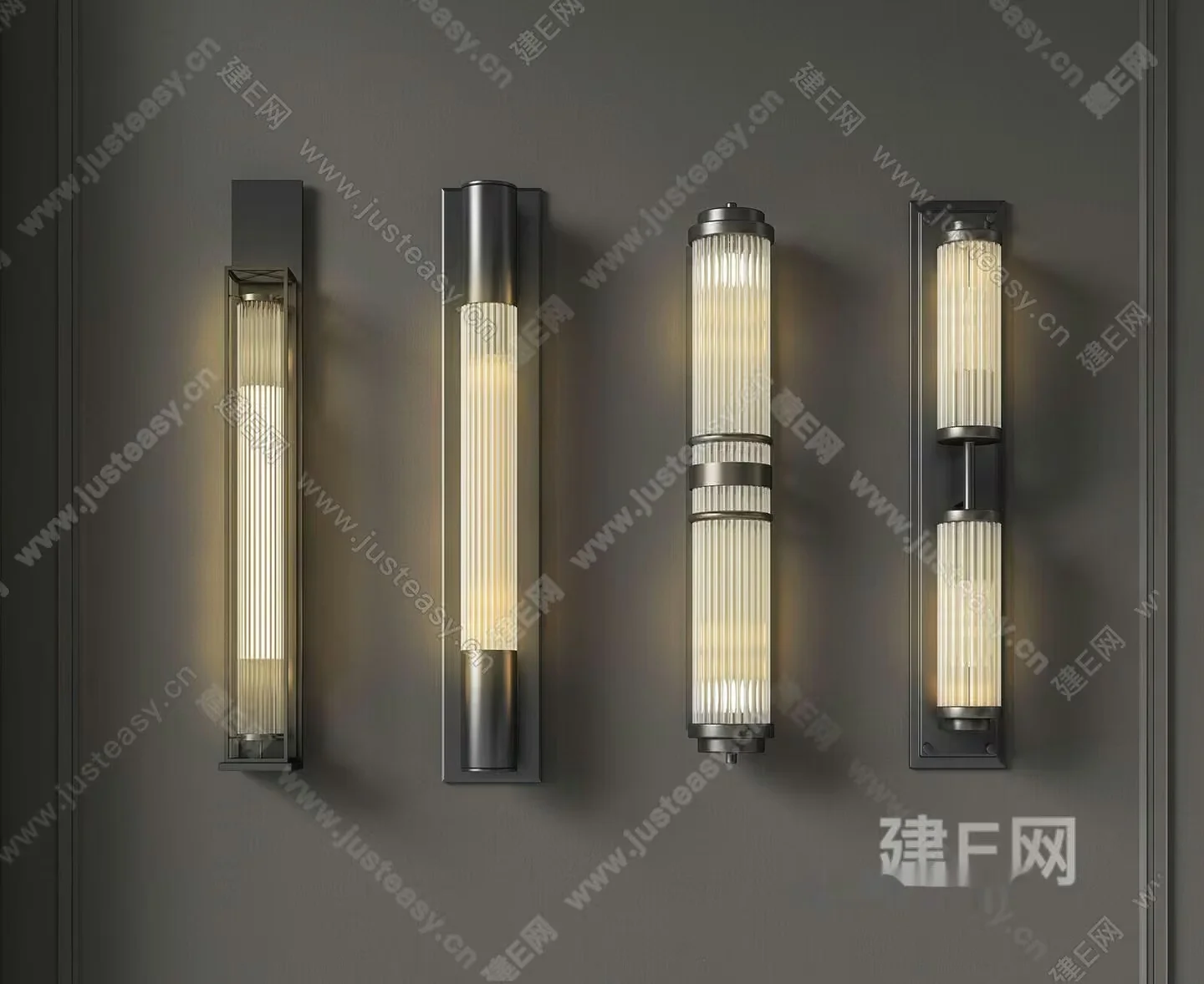 Modern Wall Sconces 3D Model – 21421 – VRAY Render