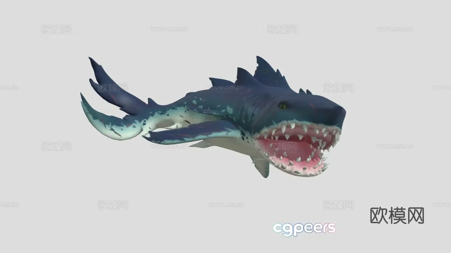 Megalodon (Sea of â€‹â€‹Thieves) 3D Model