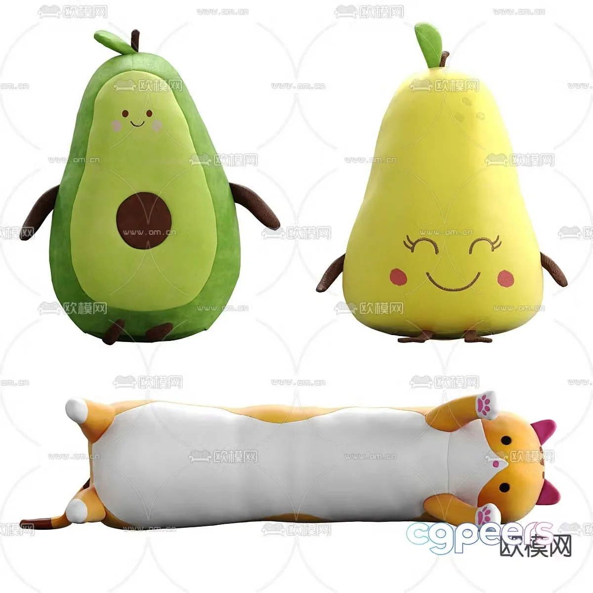 Plush toy doll doll 3d model