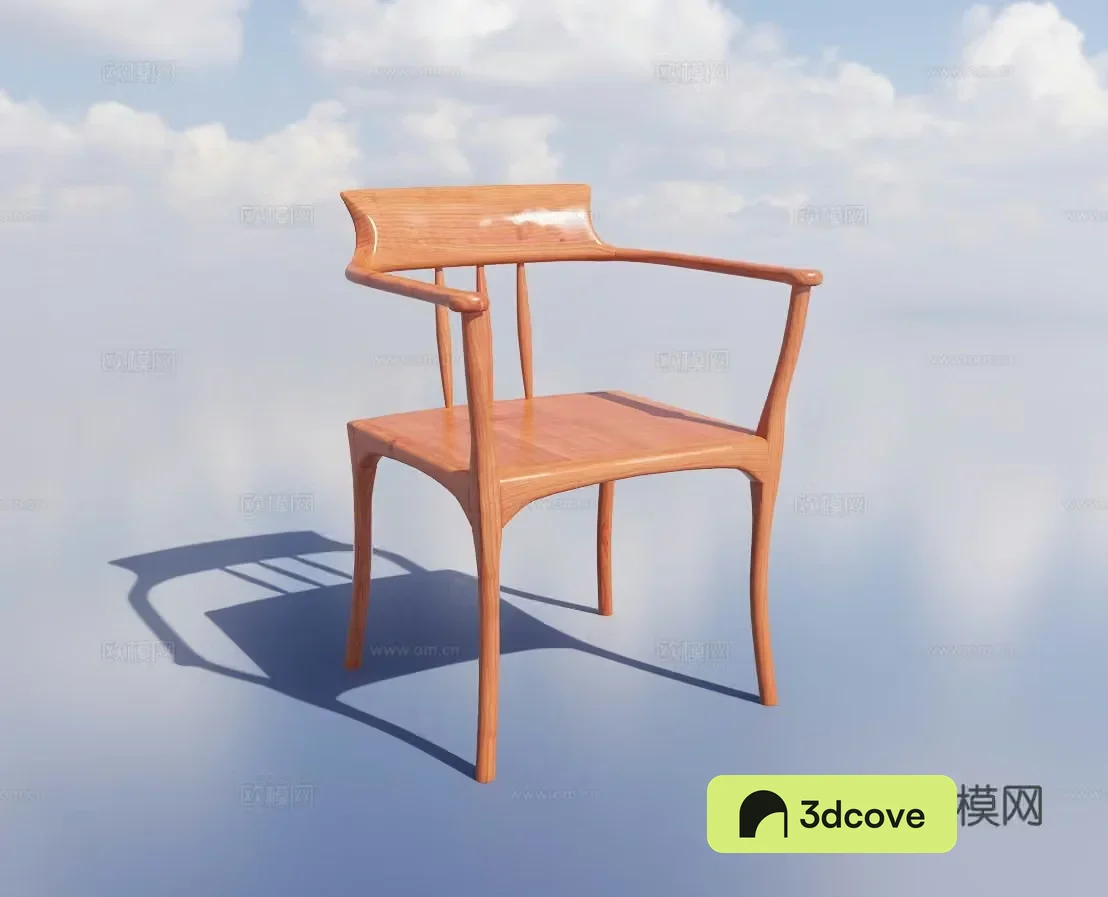 New Chinese style stool chair dining chair solid wood chair