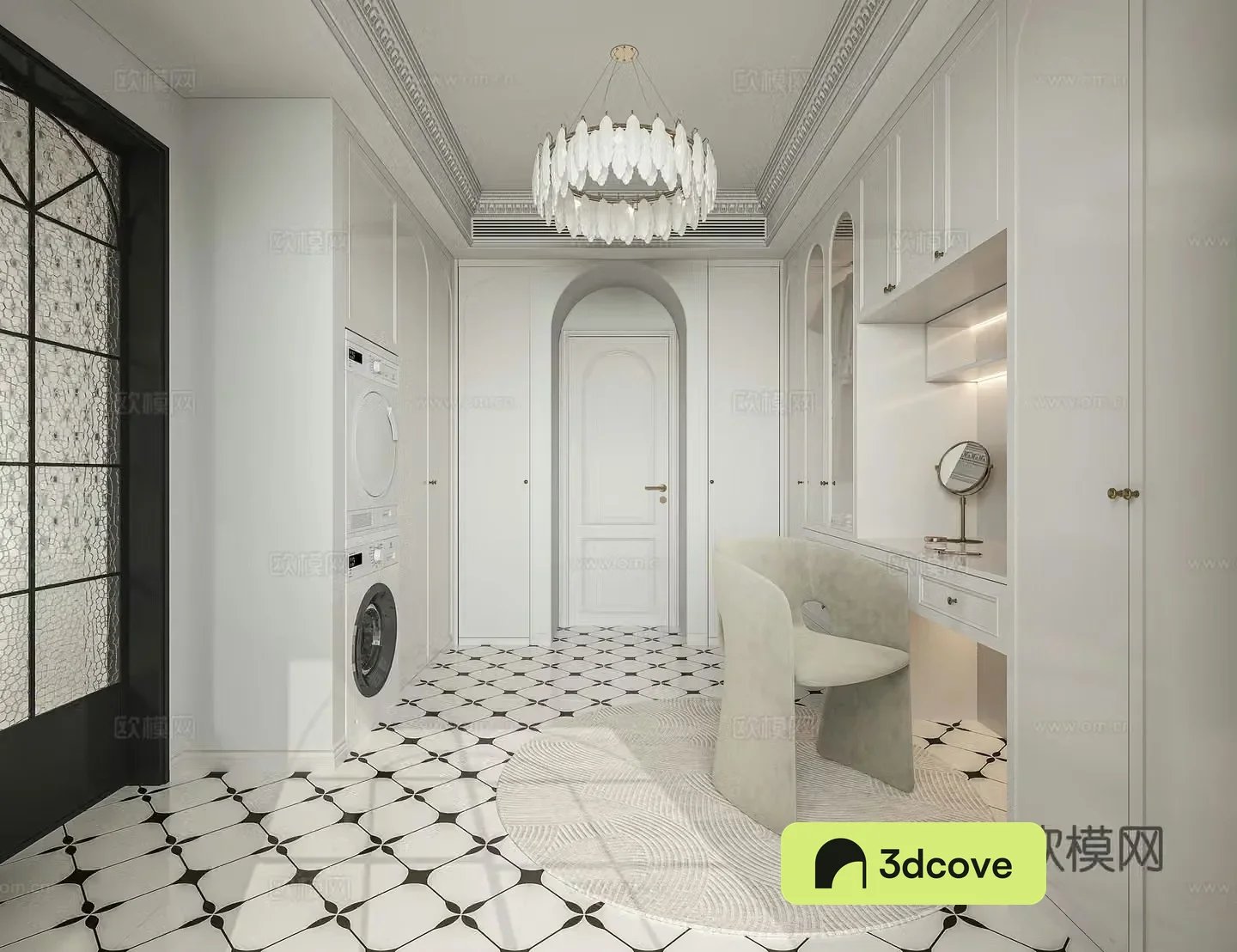 French cloakroom