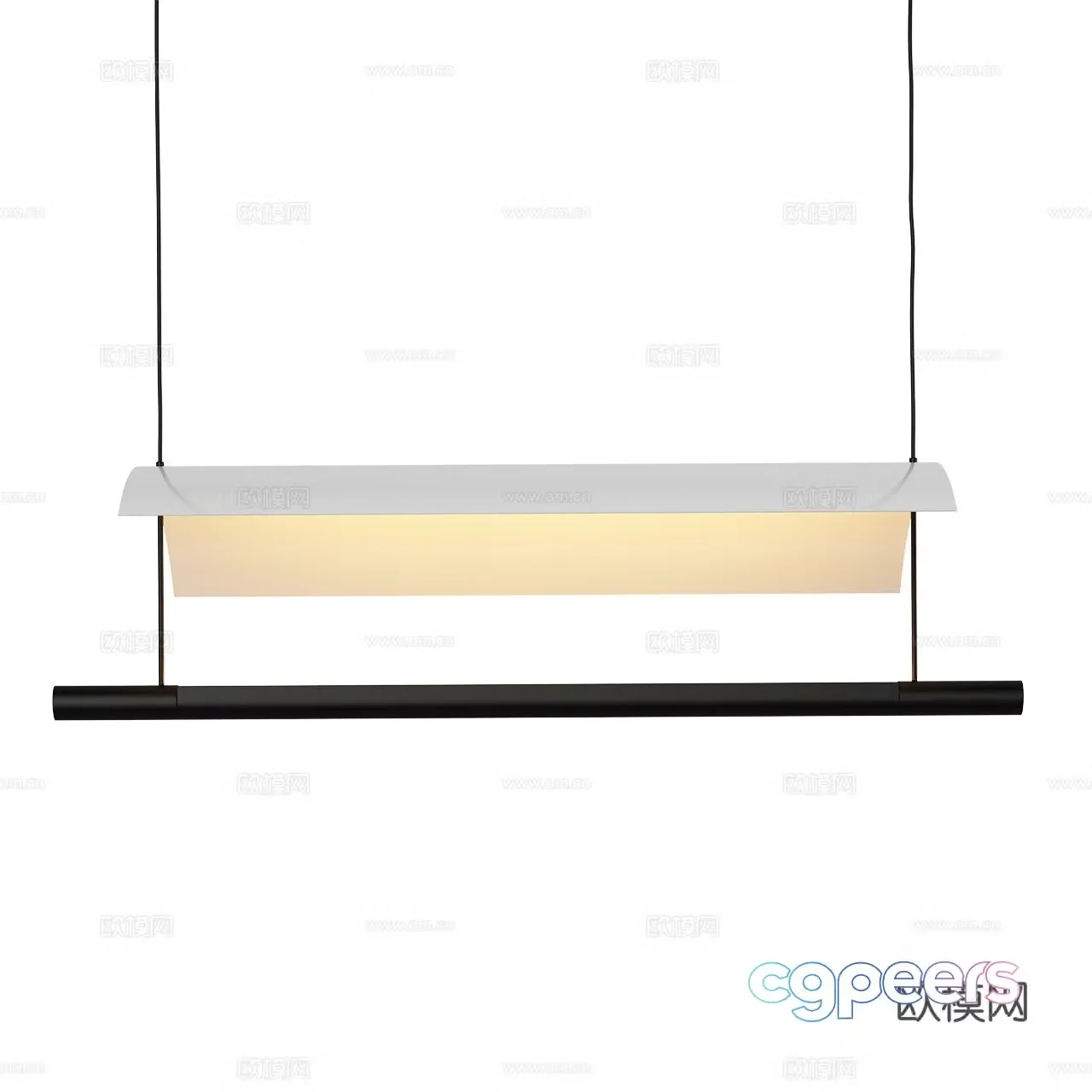 Santa & Cole Minimalist Chandelier Spanish Chandelier Fabric Chandelier 3D Model