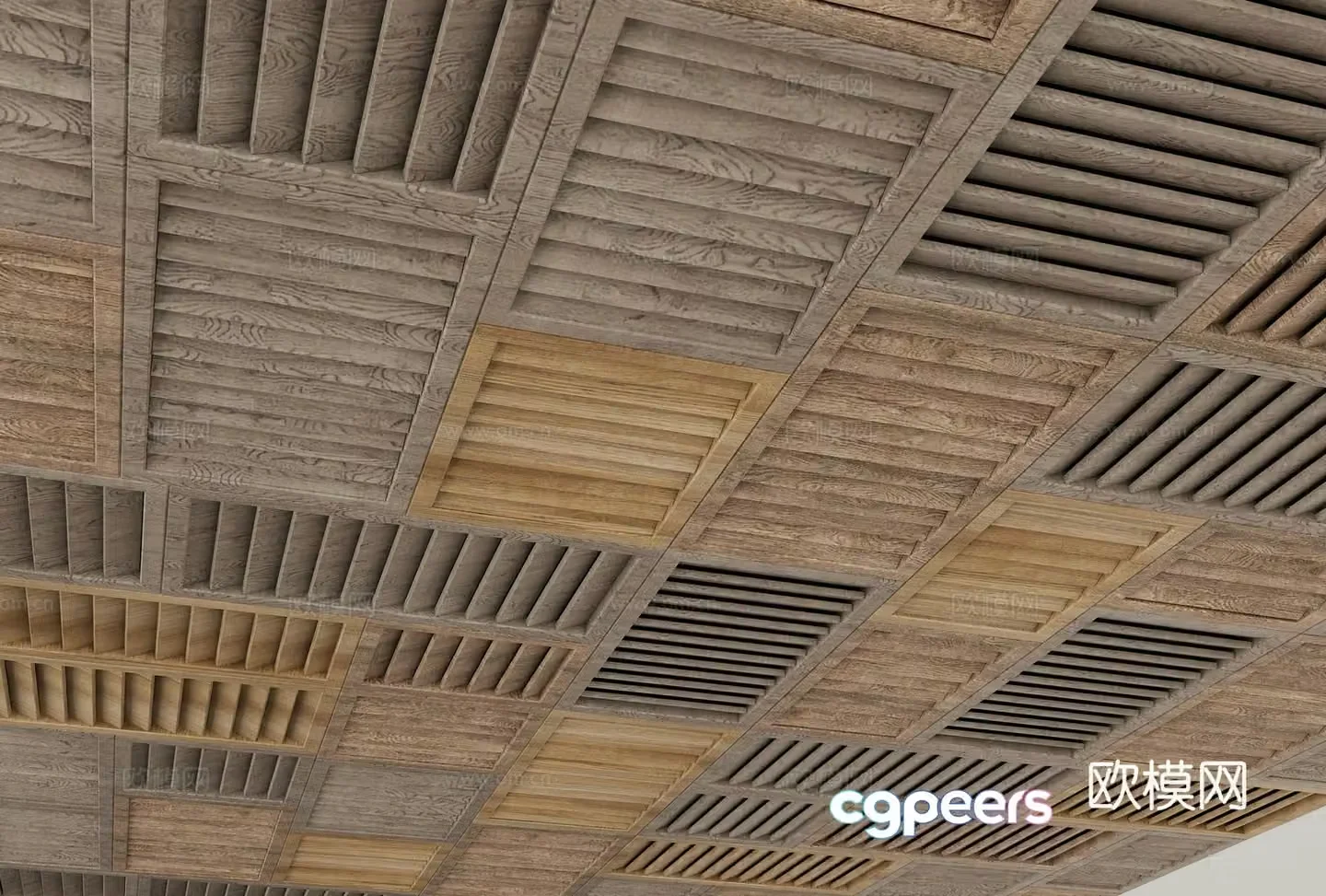 Modern ceiling 3d model