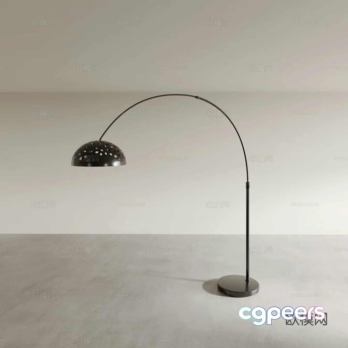 Modern floor lamp atmosphere lamp fishing lamp 3d model
