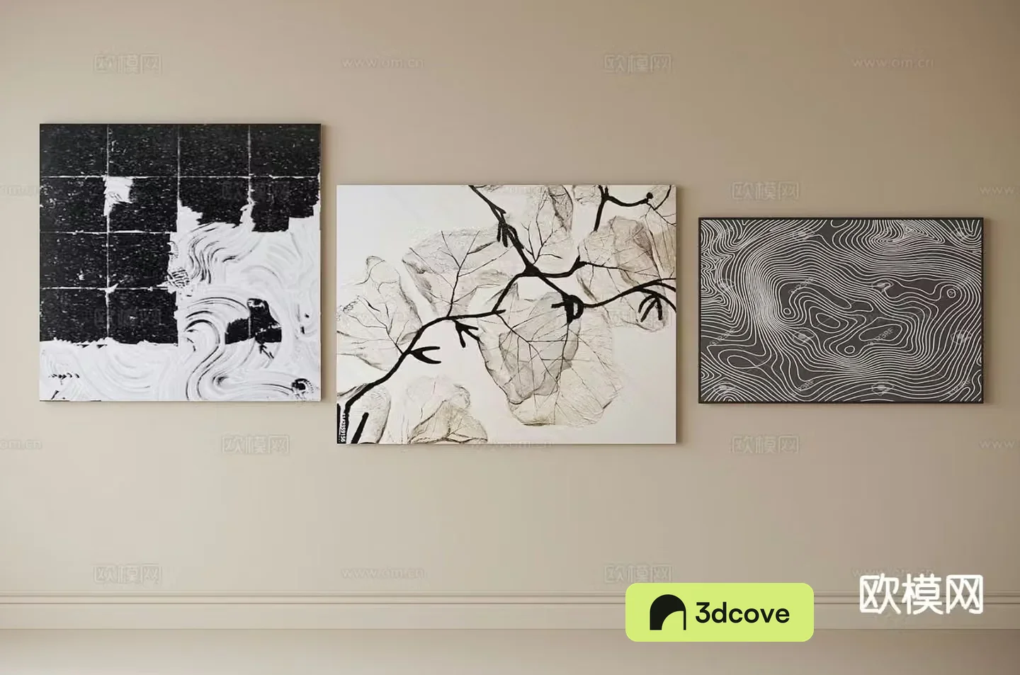 Wabi-sabi art painting texture painting decorative painting