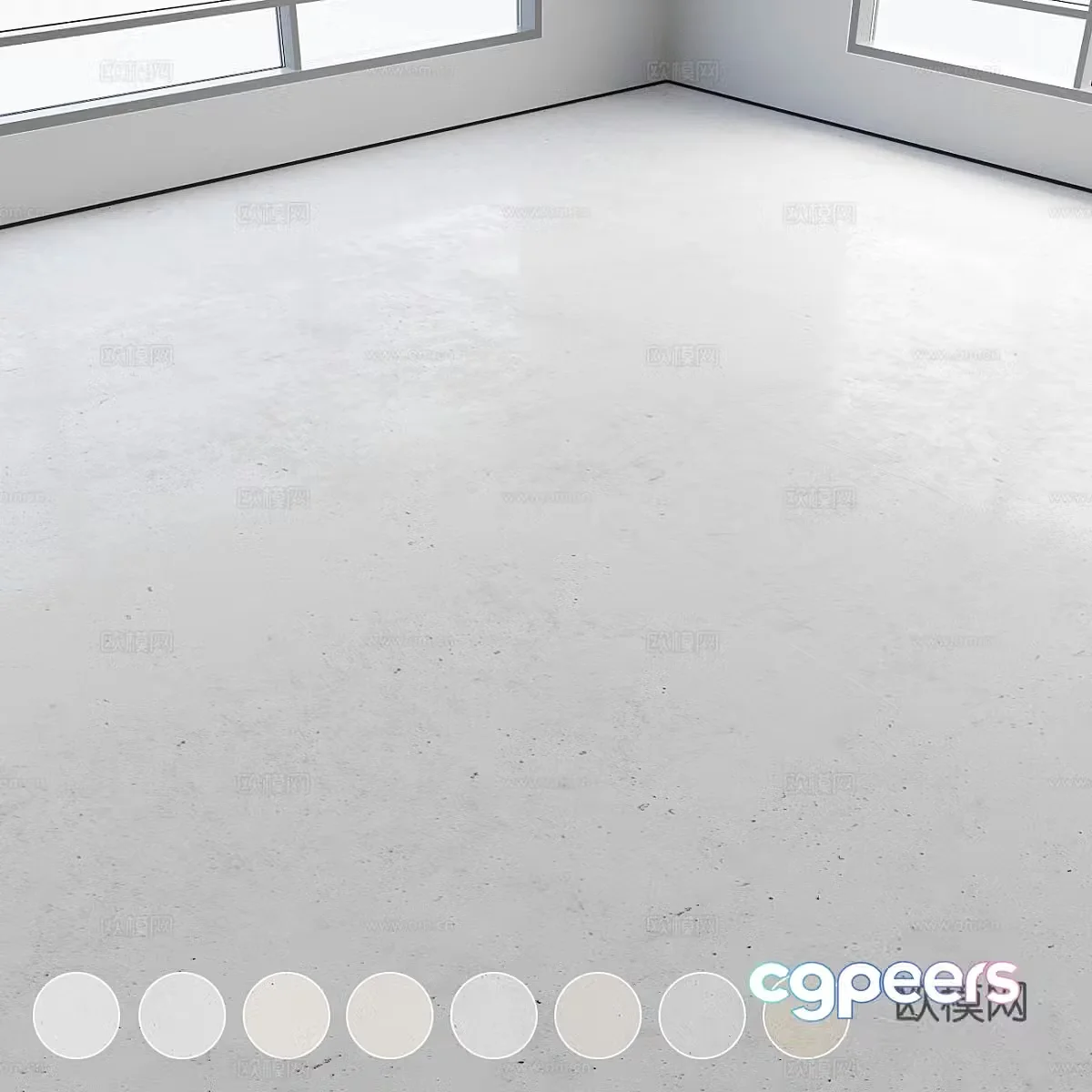 3d model of floor tiles