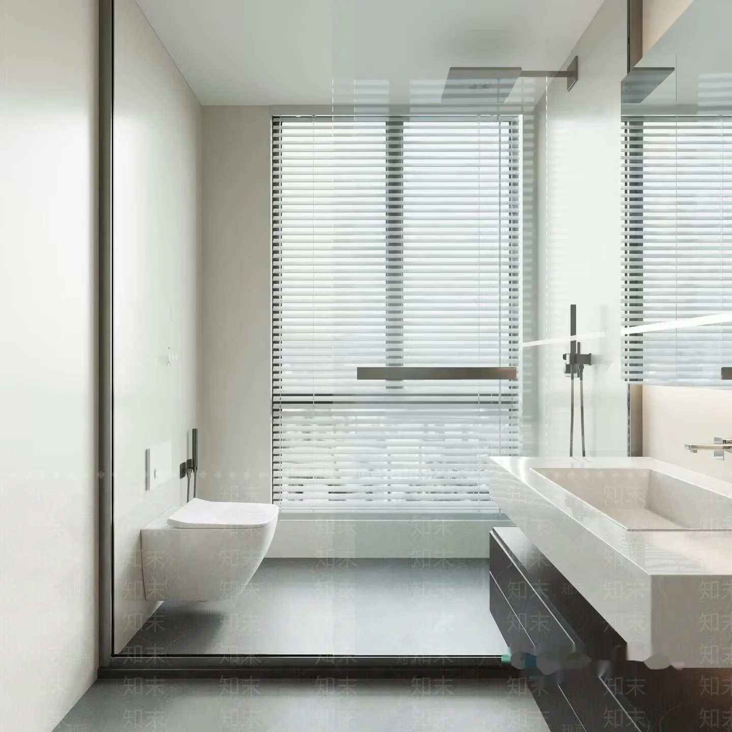 Modern Bathroom 3D Model – 14078 – VRAY Render