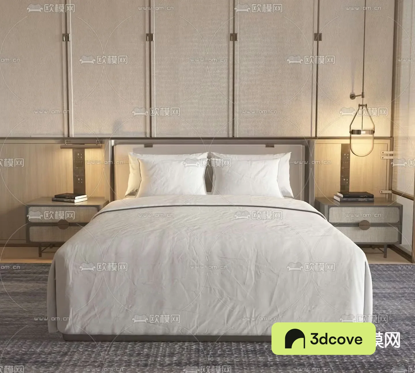New Chinese style double bed