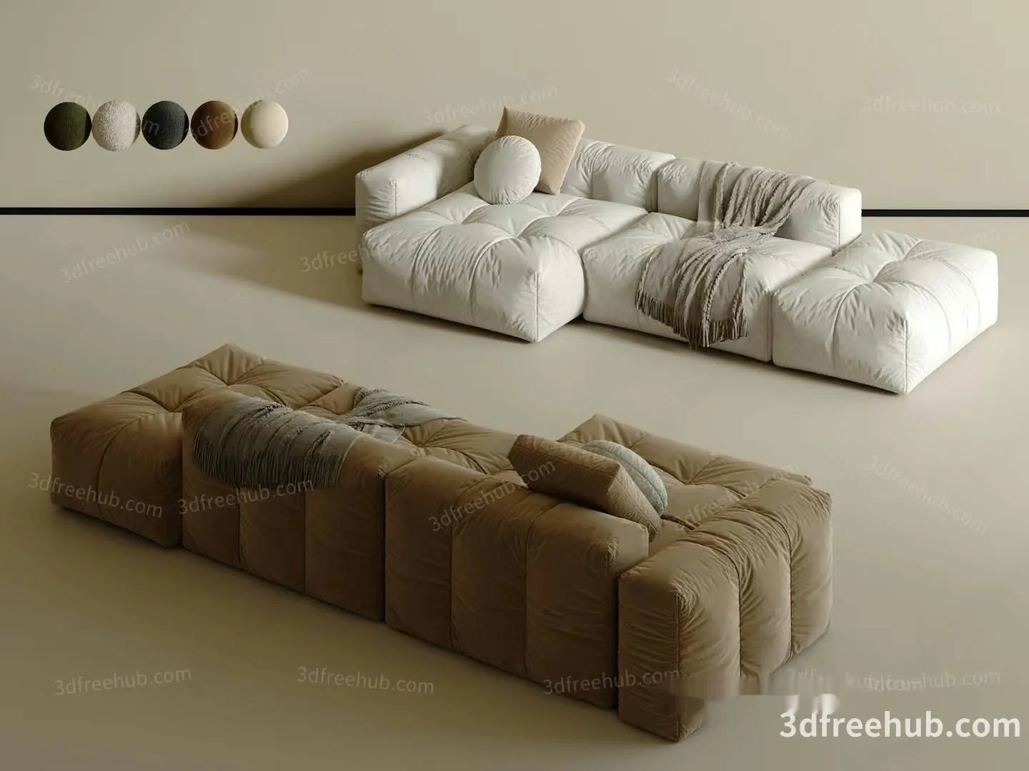 Modern Living Room 3D Model – 22203 – VRAY Render