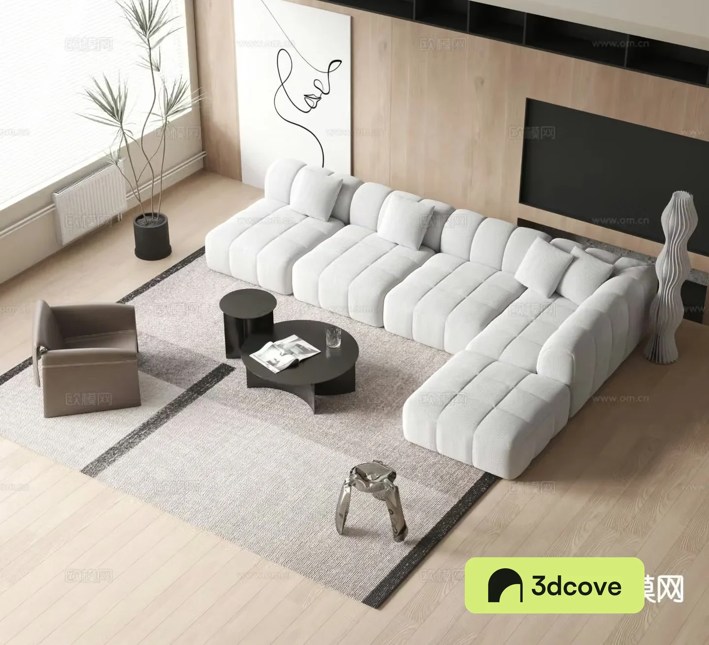 Modern modular sofa corner sofa