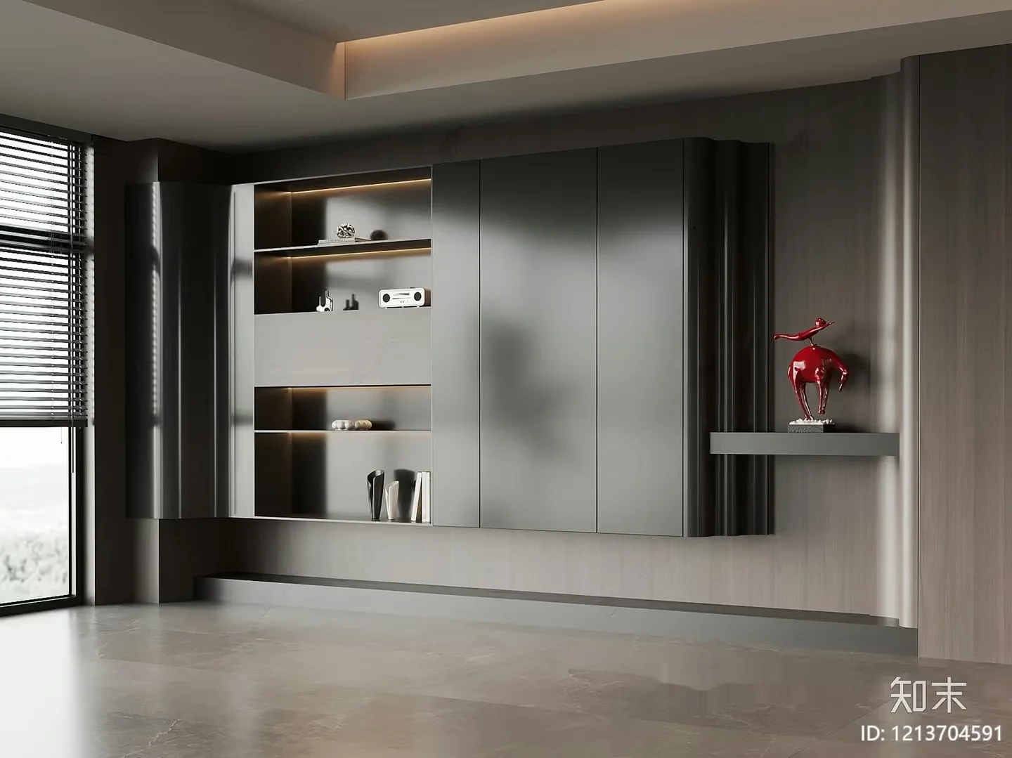 Modern Living Room 3D Model – 10626 – VRAY Render
