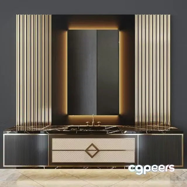 3ds Max Free – Bath set 8