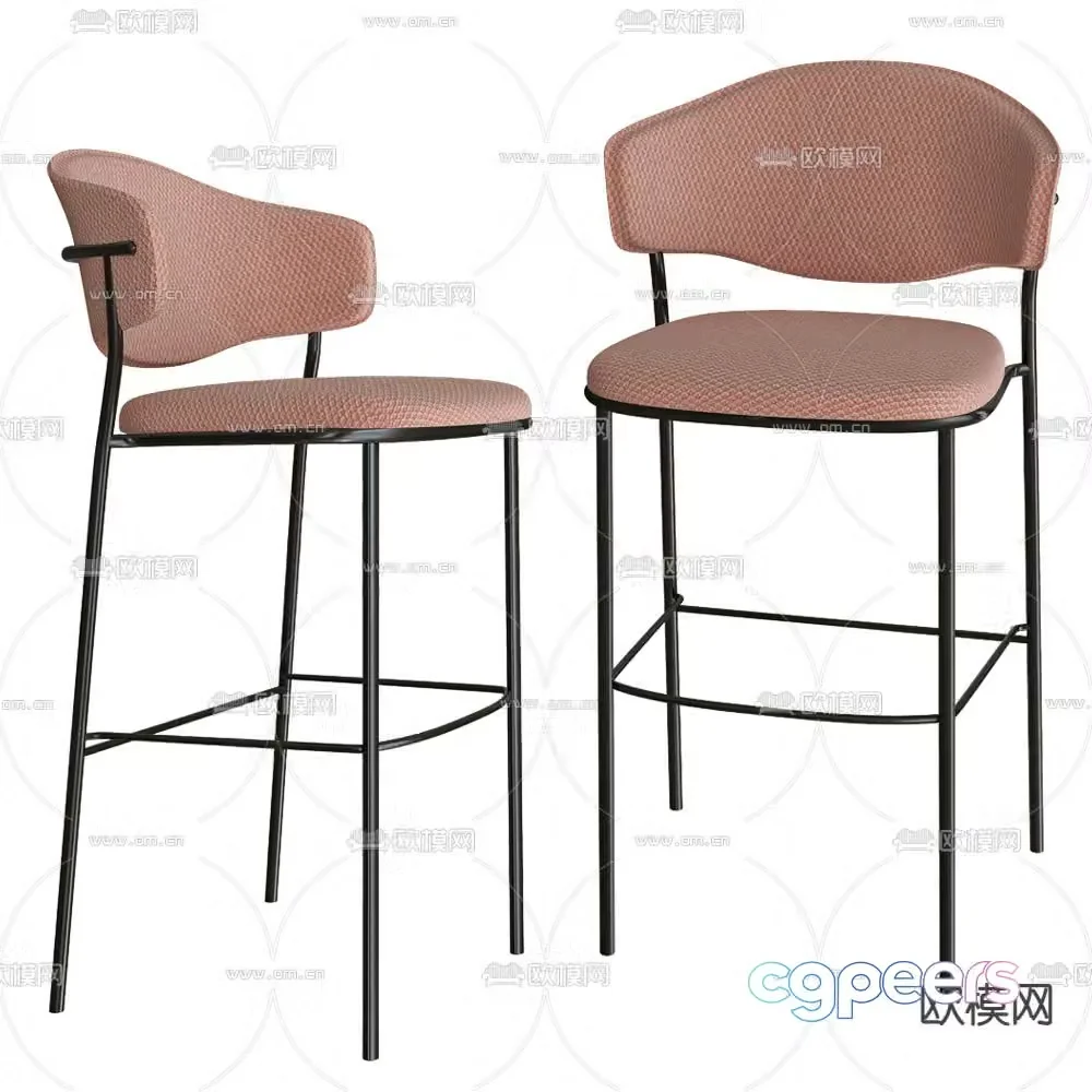 Accento Bar Chair Bar Stool Bar Stool 3D Model
