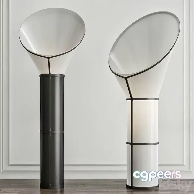 3ds Max Free – Floor Lamp Large Cargo