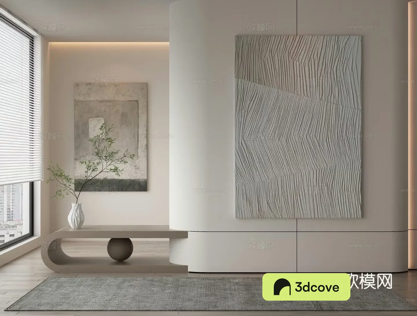 Modern texture painting decorative painting