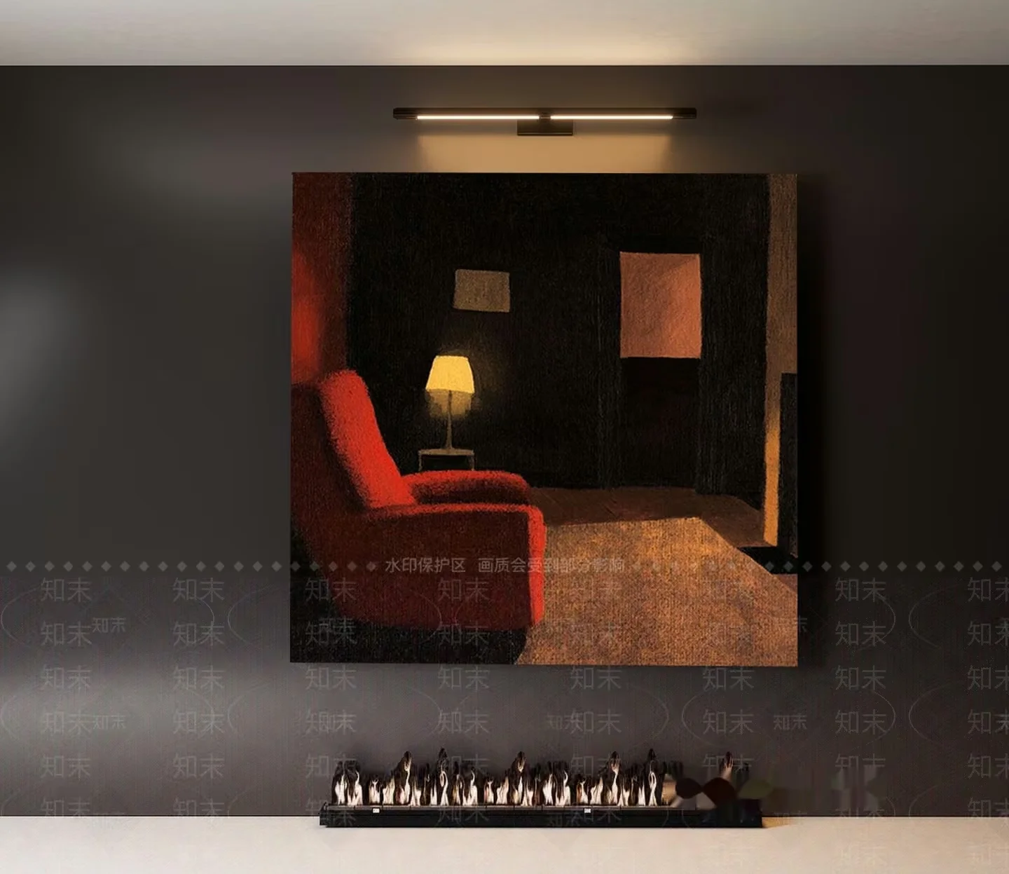 Cozy Living Room 3D Model – 17443 – VRAY Render