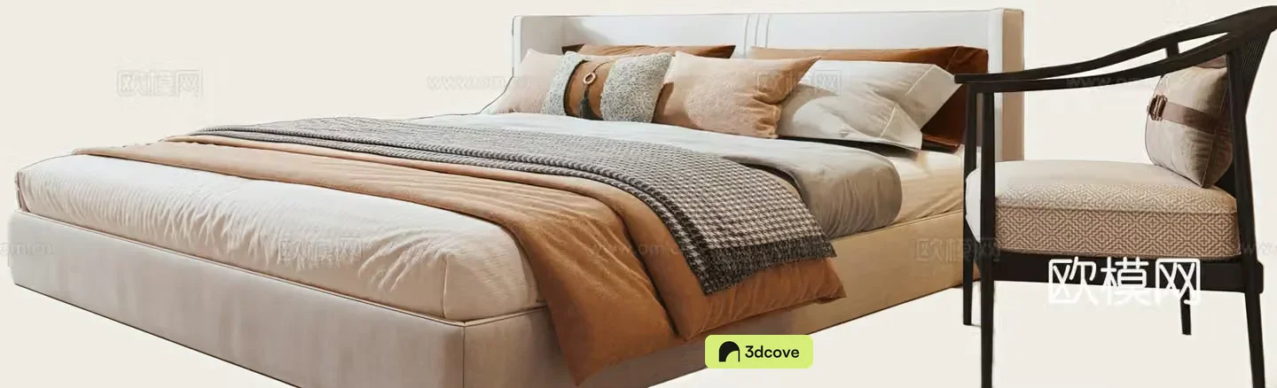 New Chinese style double bed