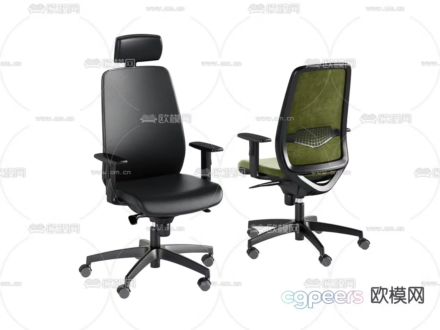 Office chair executive chair staff chair boss chair 3d model