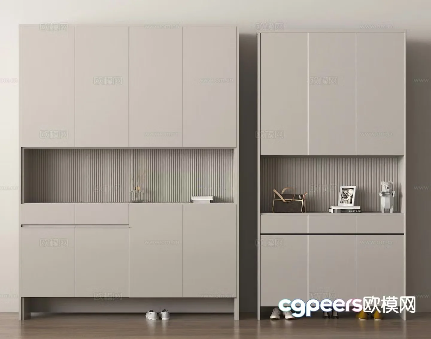 Entrance shoe cabinet Entry shoe cabinet 3D model