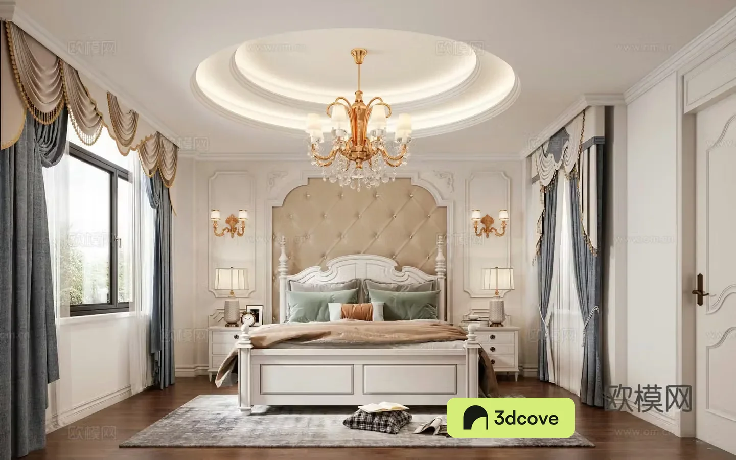European style bedroom