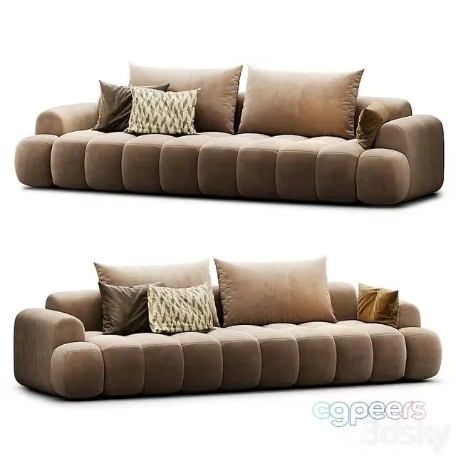 3ds Max Free – Italian Minimalist Casual Sofa