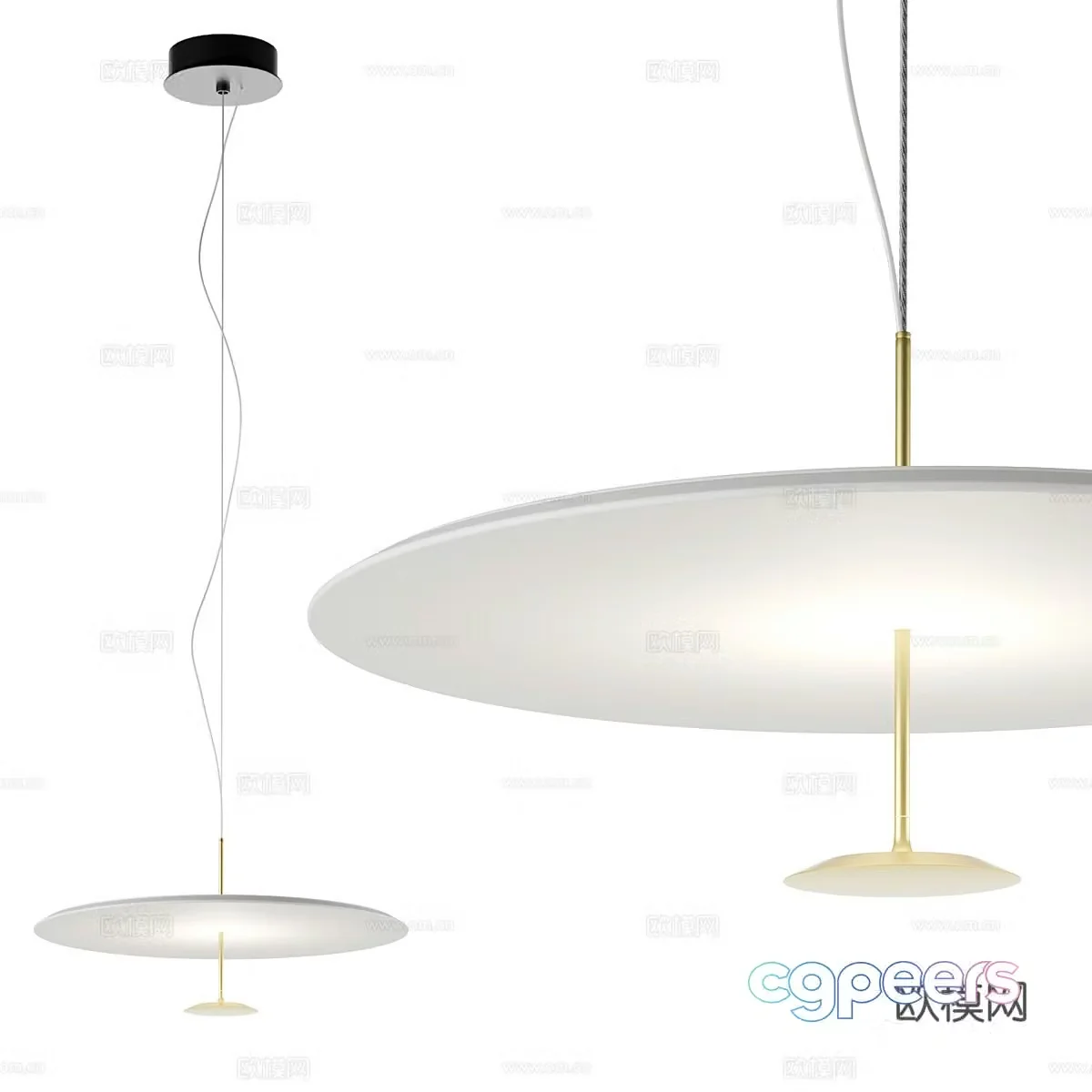 UMINA DoT60 chandelier 3d model