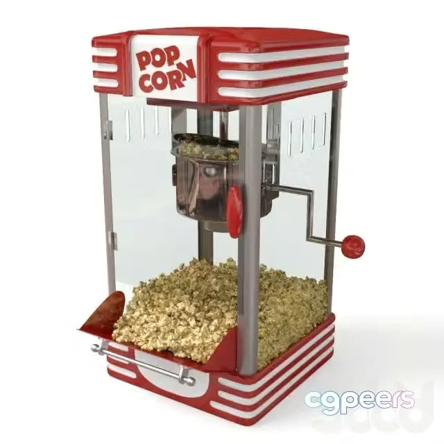 3ds Max Free – Popcorn machine