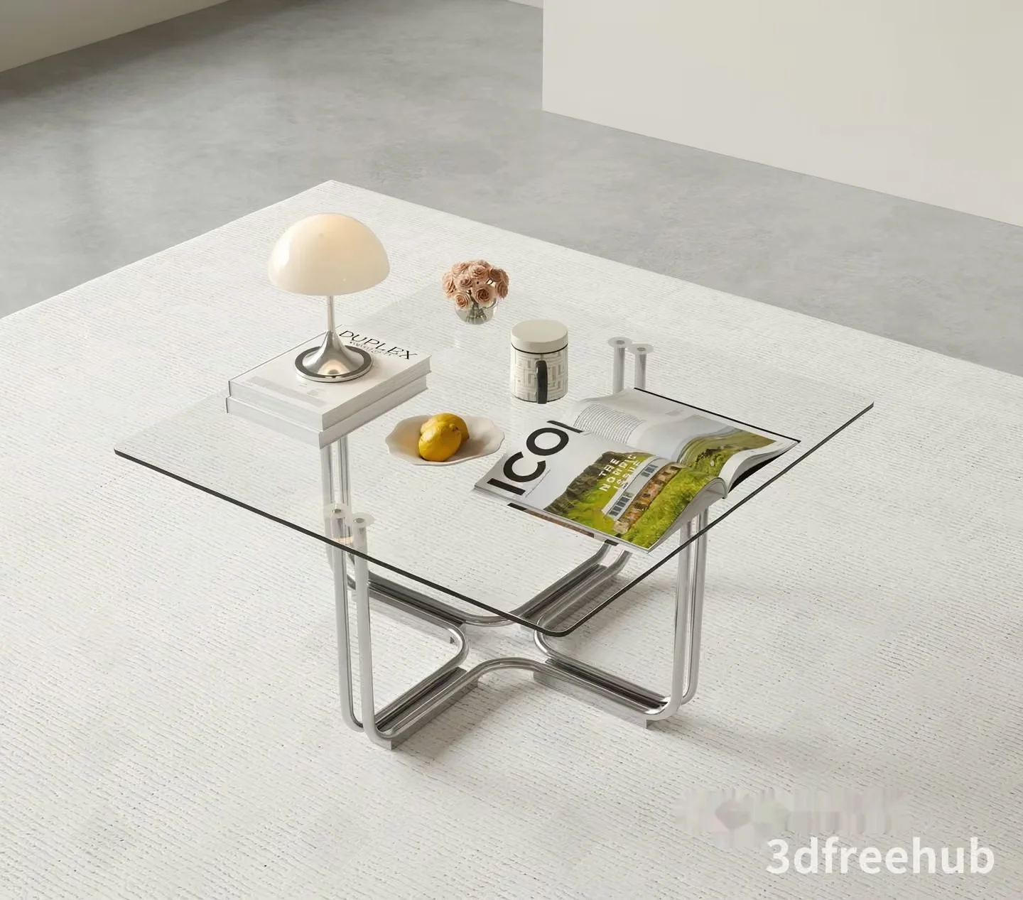 Modern Living Room 3D Model – 20734 – VRAY Render