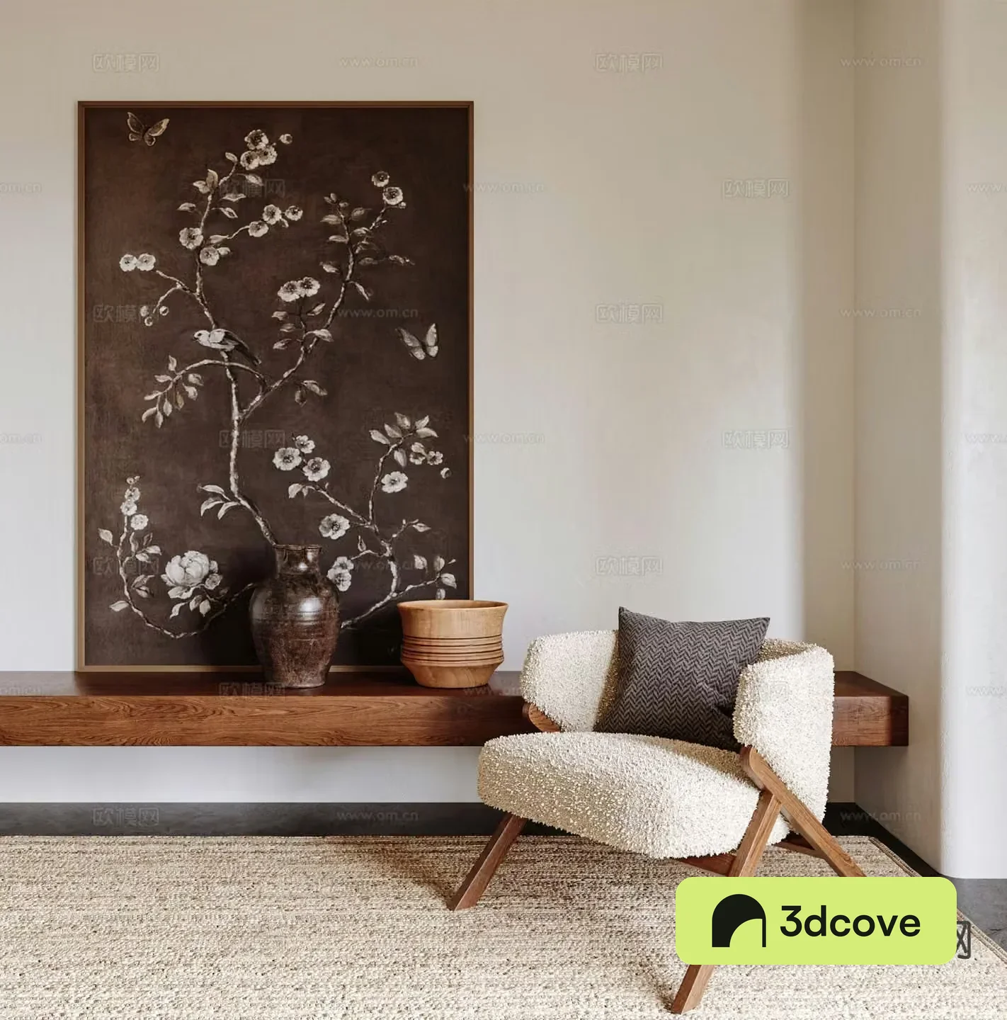 Wabi-sabi chair leisure chair sofa chair