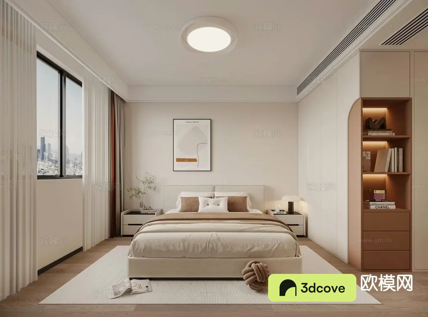 Creamy Bedroom Master Bedroom