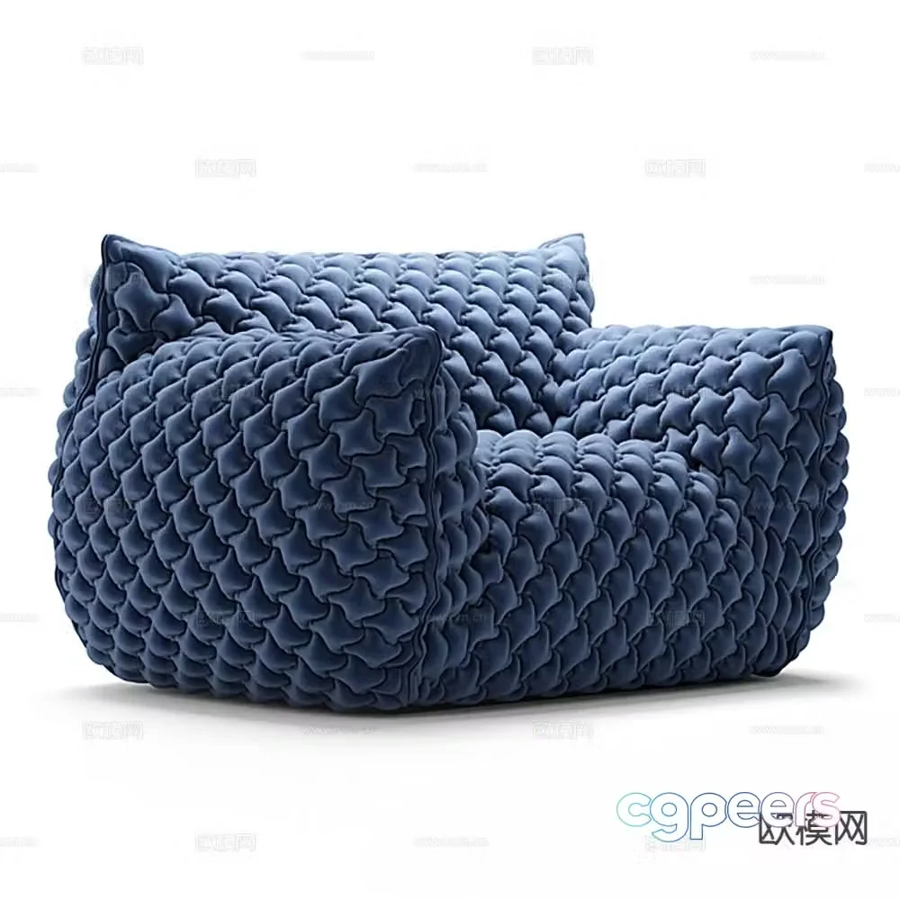 Single sofa leisure sofa 3d model