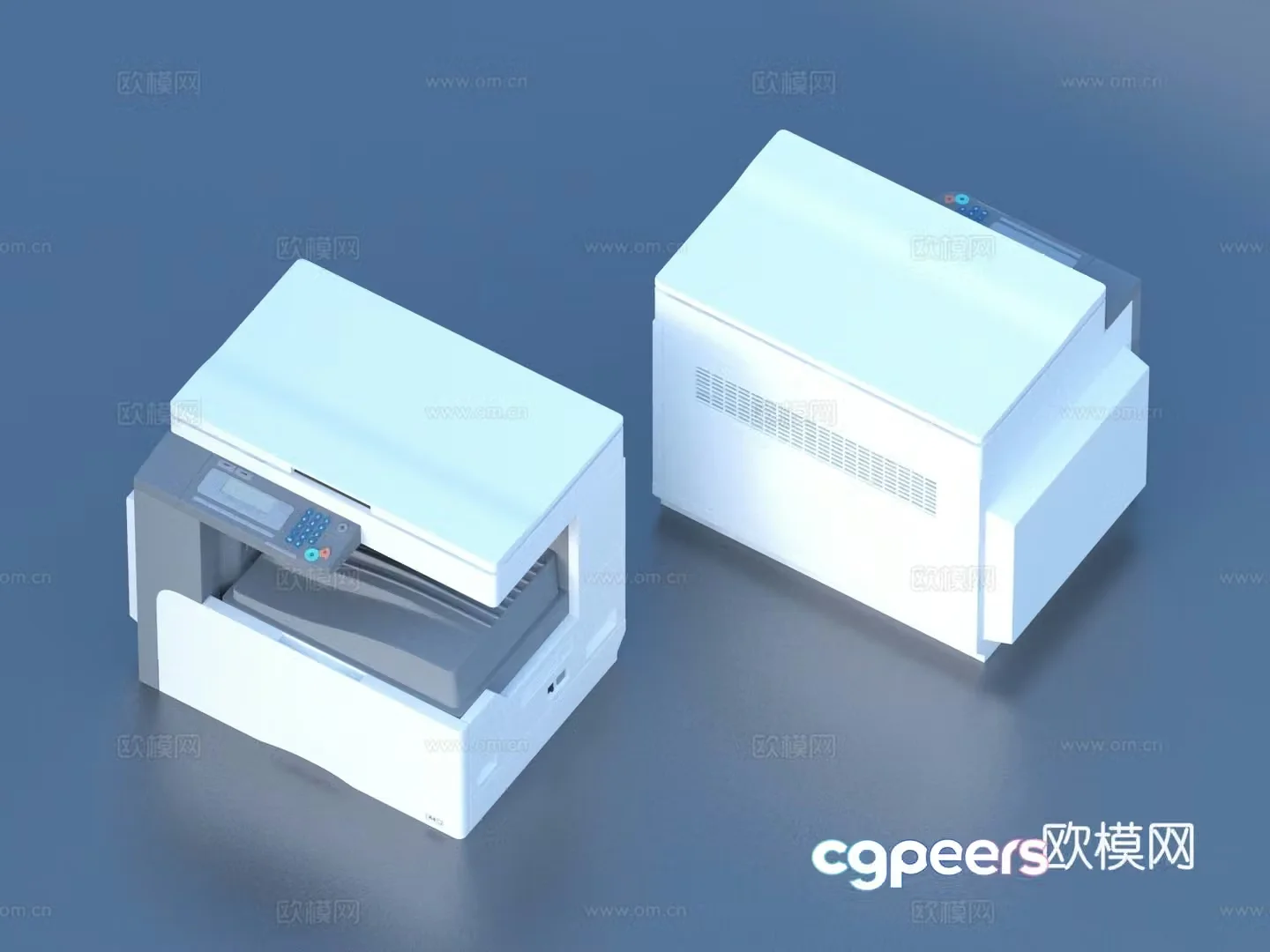 Printer Copier Scanner Office Equipment 3D Model