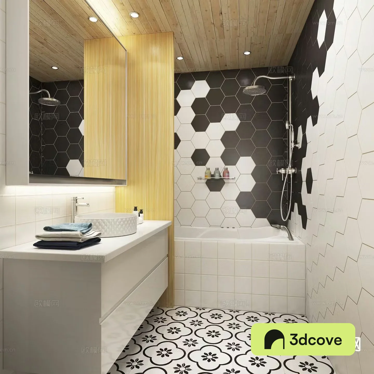 Nordic bathroom toilet