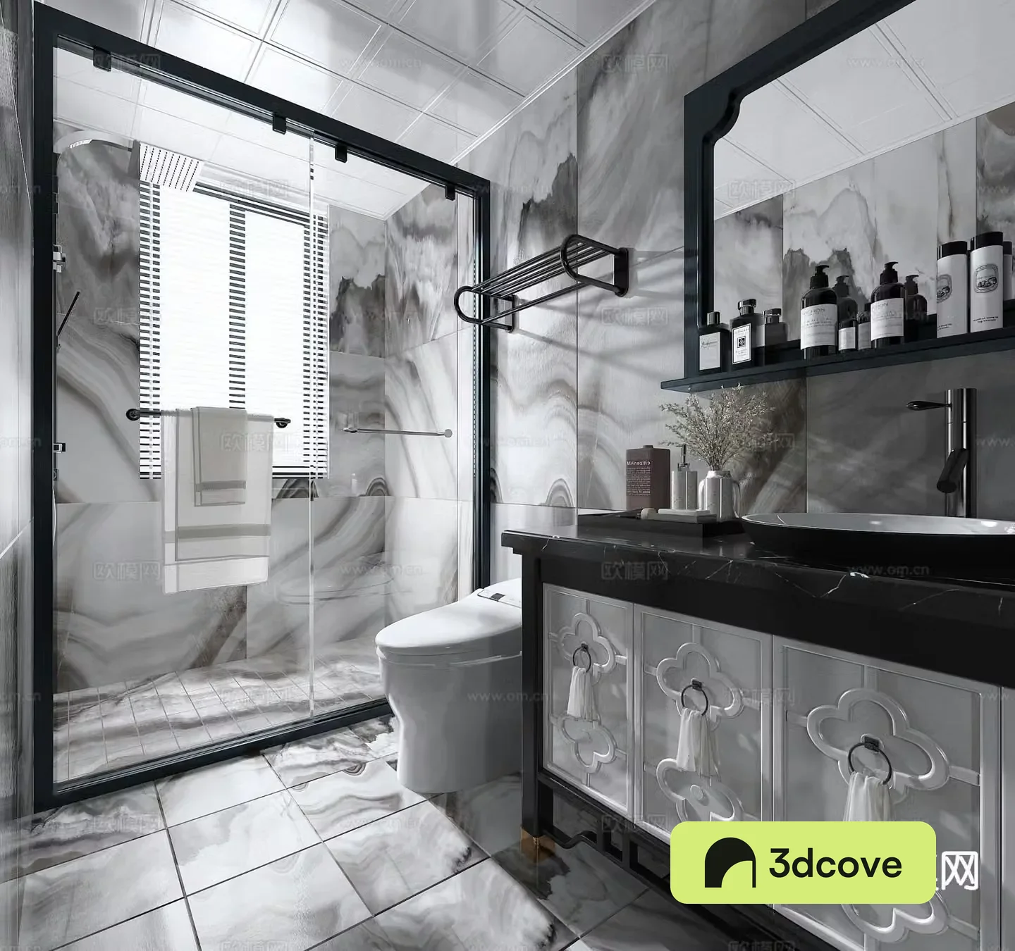 New Chinese style bathroom toilet