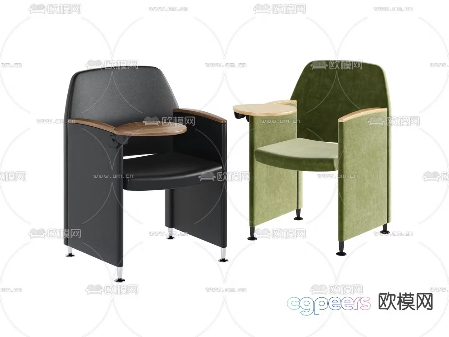 Office chair training chair conference chair 3d model