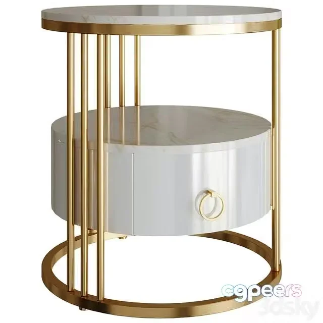 3ds Max Free – Bedside table Homary