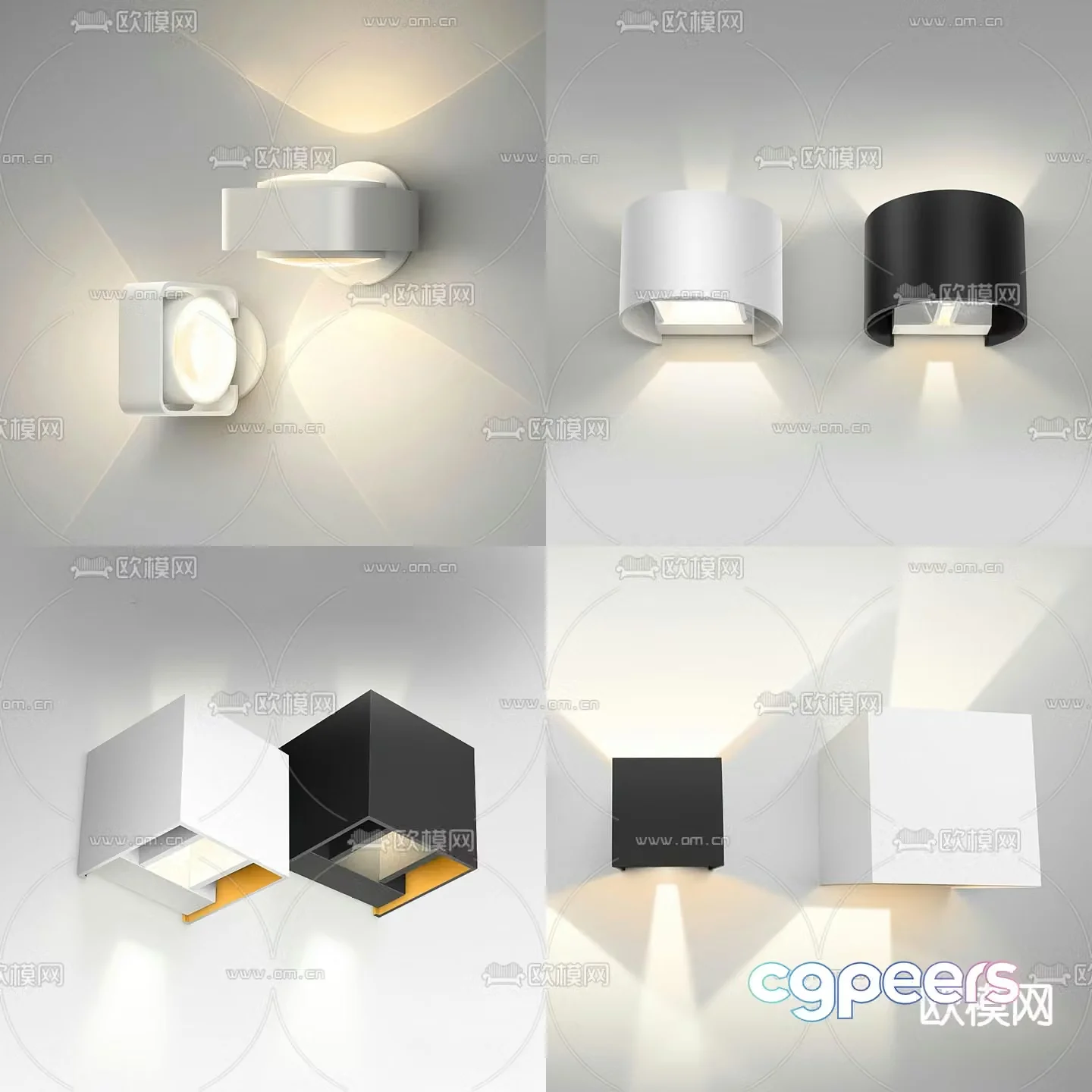 Wall lamp Aisle lamp 3d model