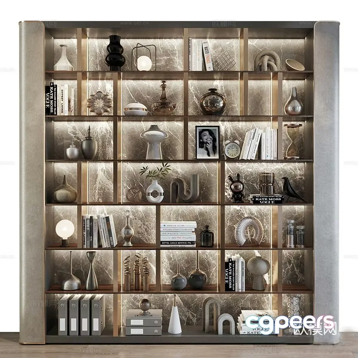 Display cabinet Display cabinet Decorative cabinet Display cabinet ornaments Display cabinet ornaments Decorative ornaments Collection 3D model