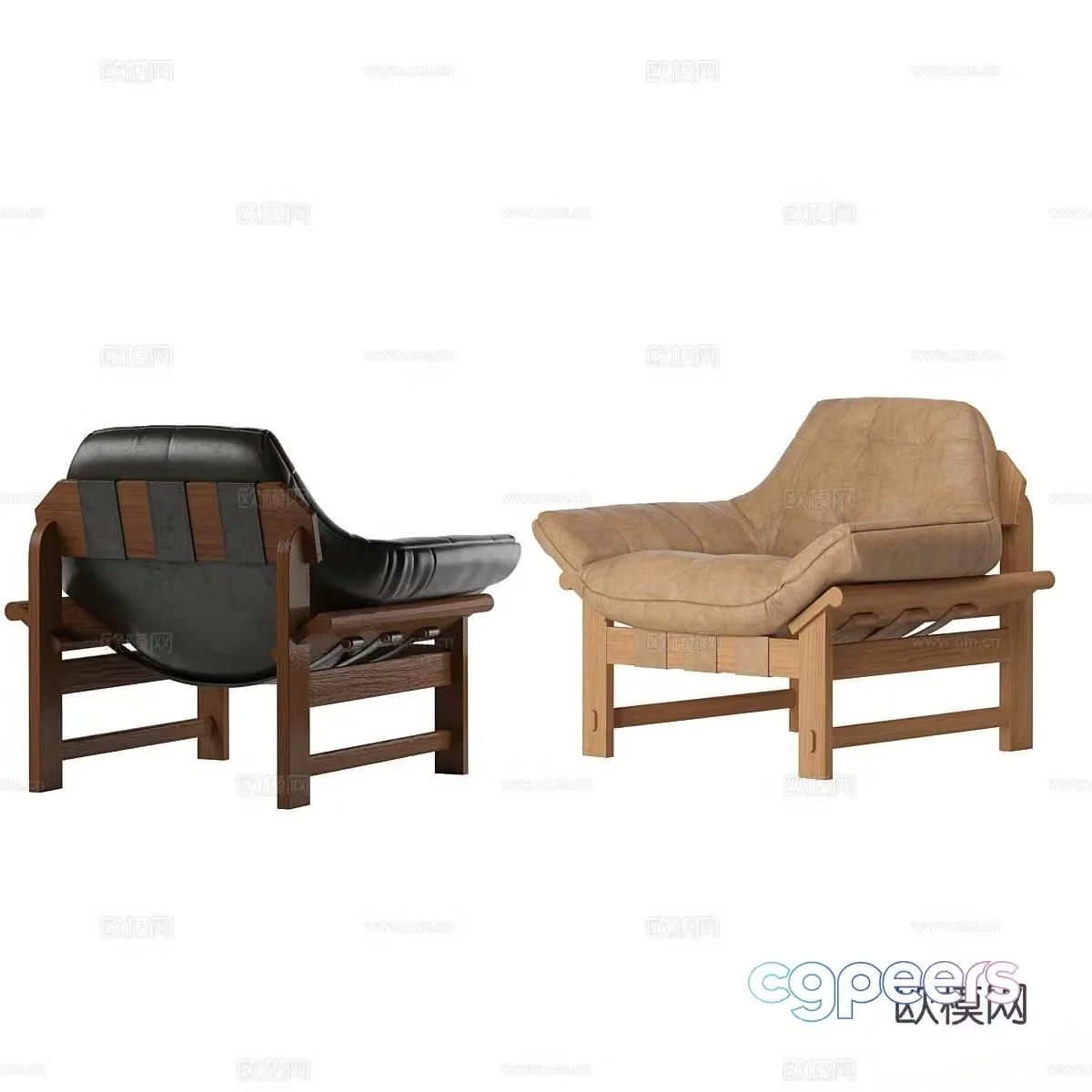 OJAI leisure chair sofa chair armchair 3d model