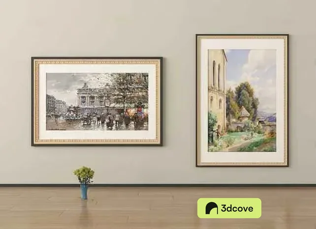 Two Framed Paintings