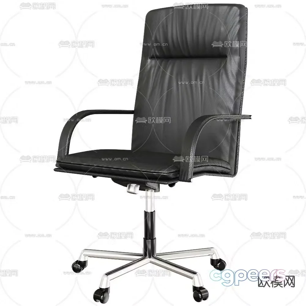 Polflex office chair conference chair staff chair 3d model