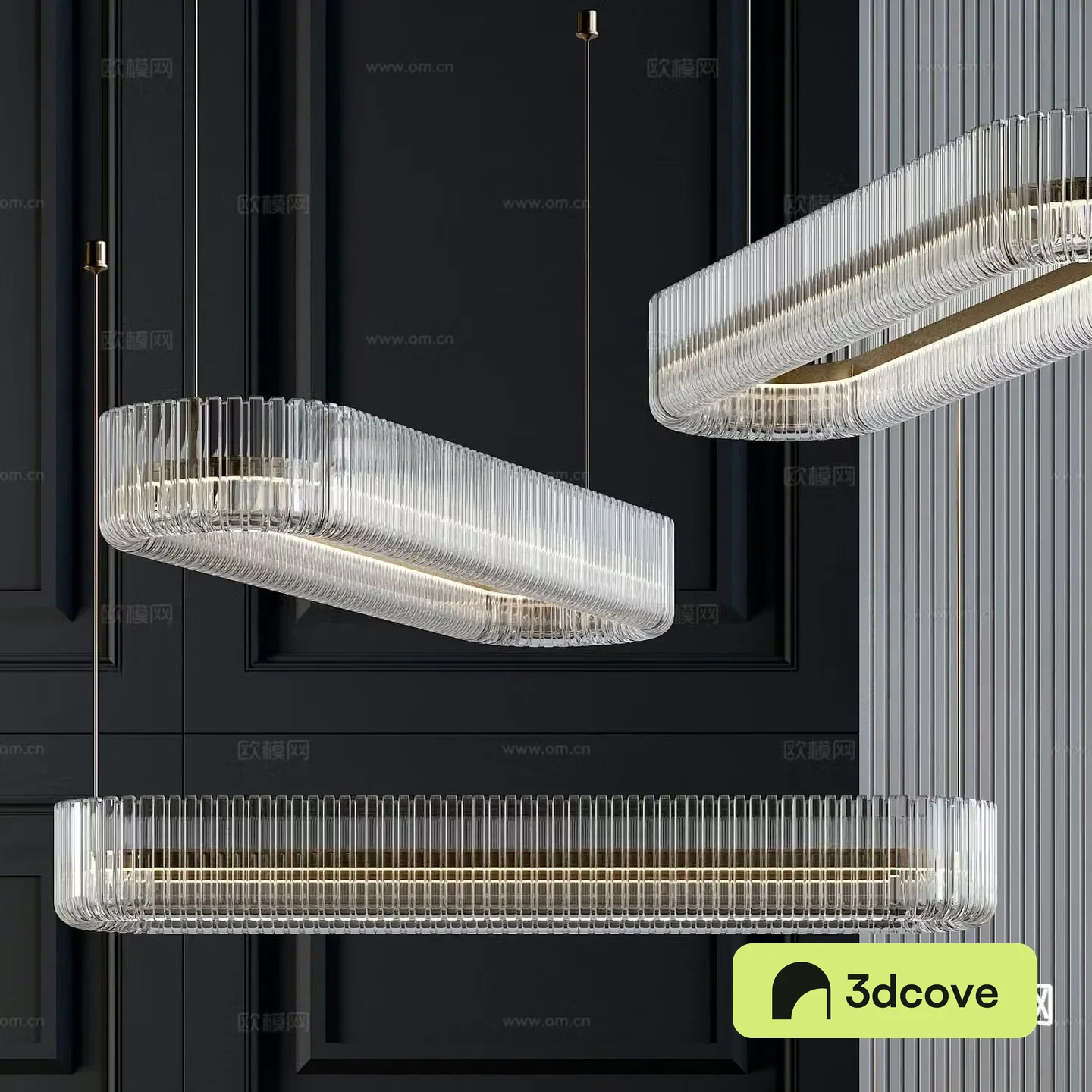 Light luxury crystal chandelier