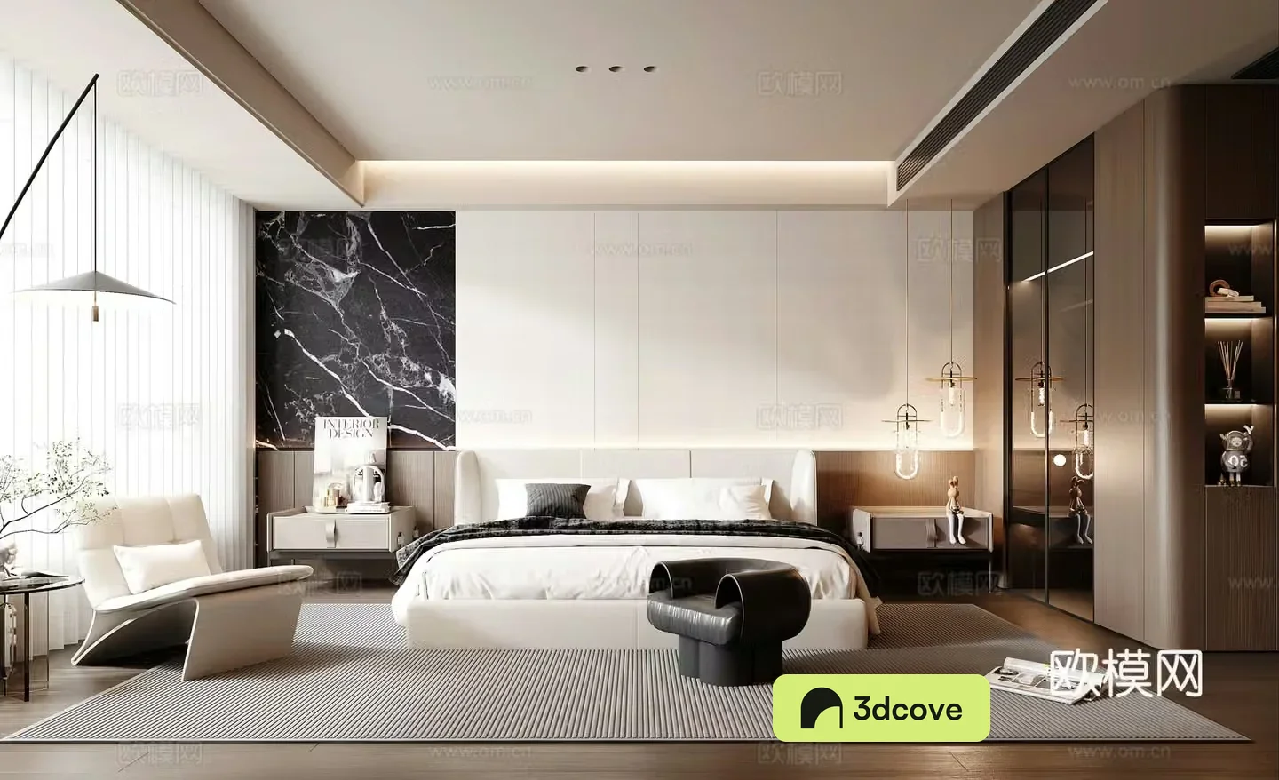 Modern bedroom