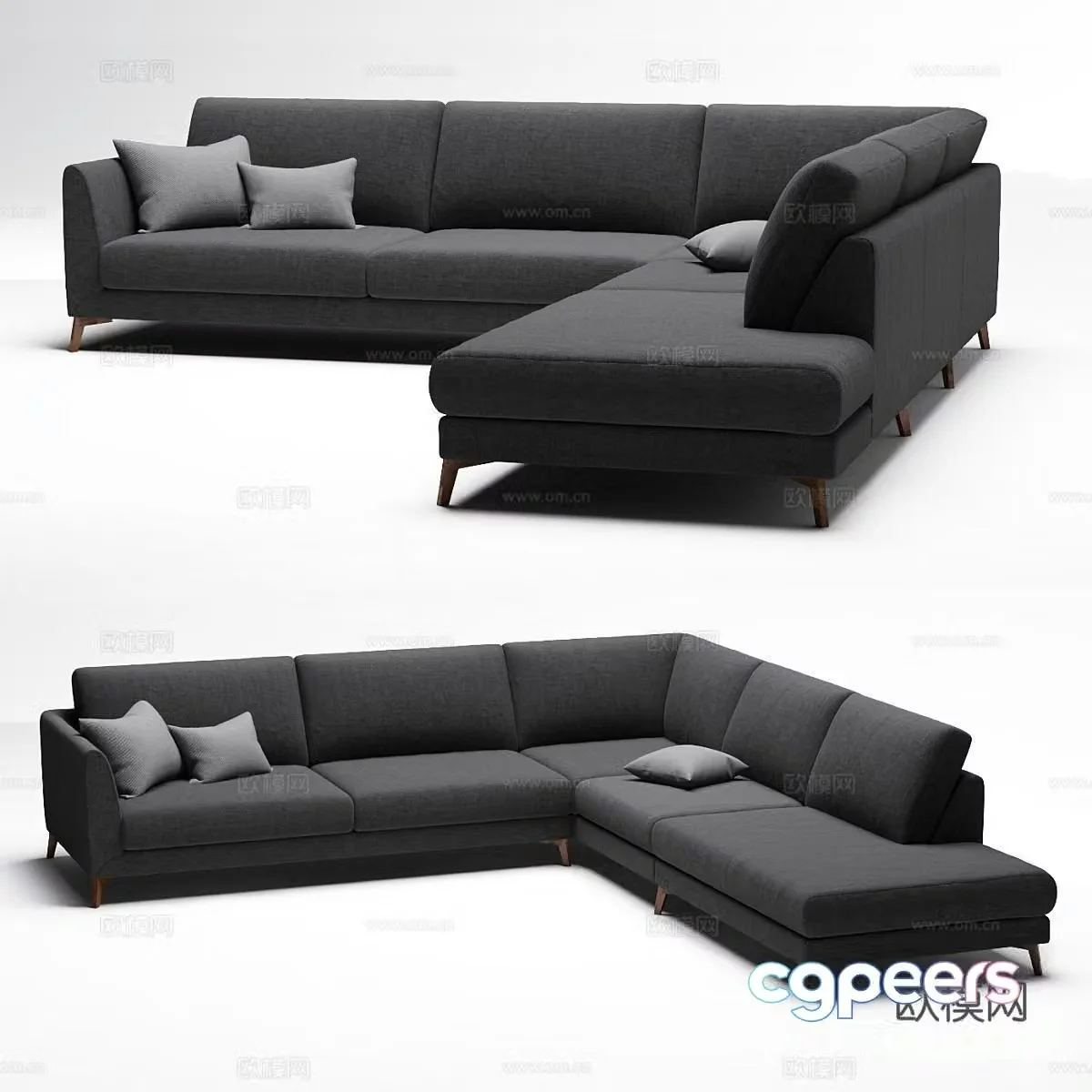 BoConcept multi-person sofa corner sofa 3d model
