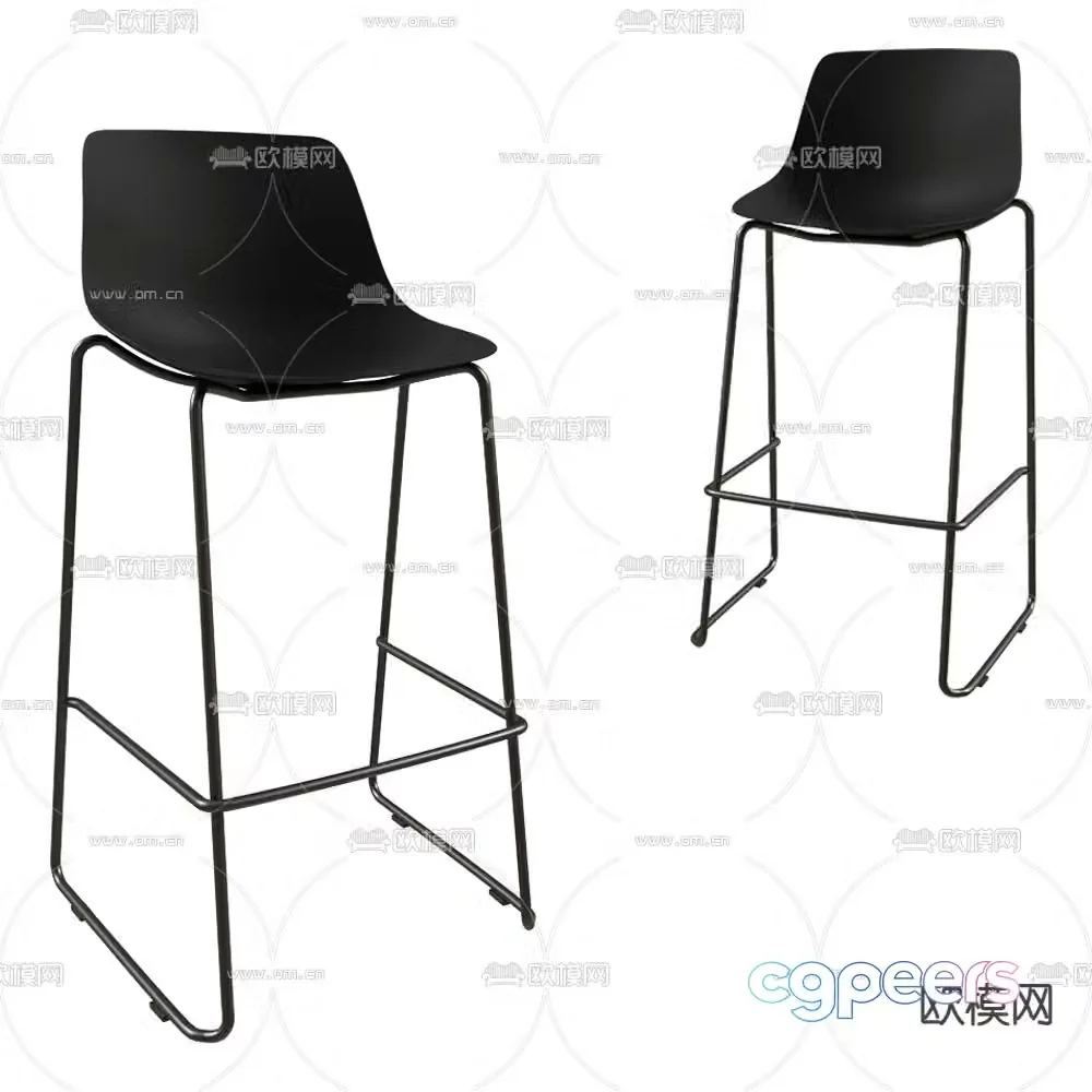 Brunner bar stool bar stool 3d model
