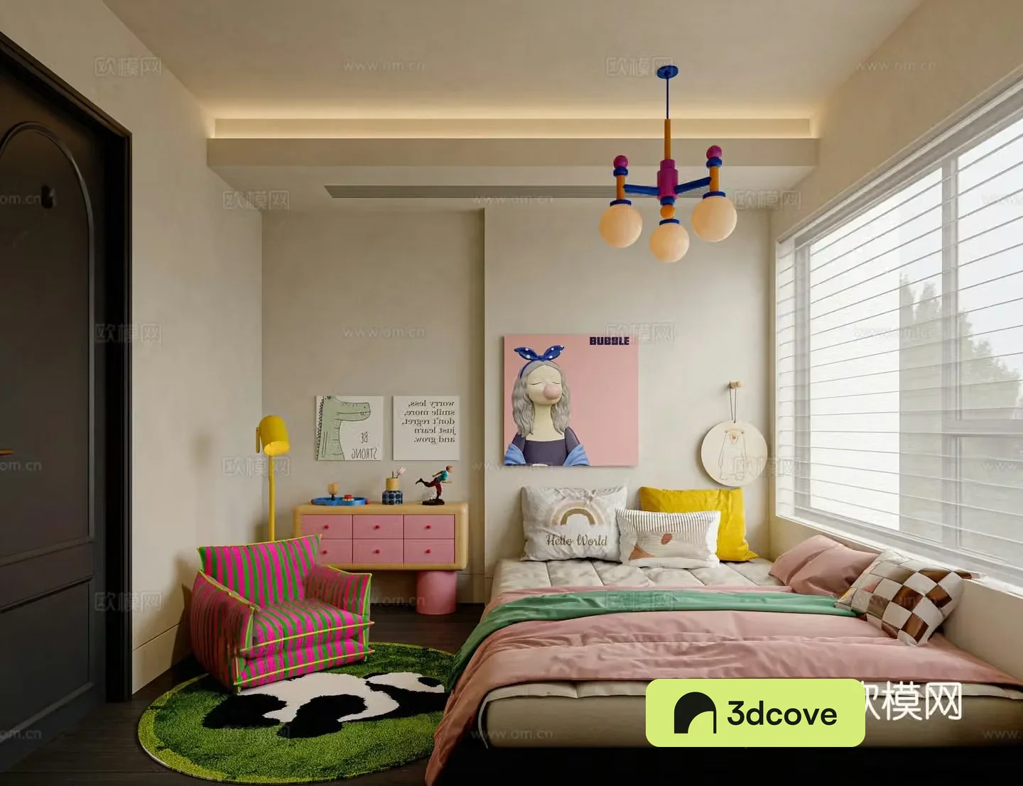 Dopamine children’s room teen room daughter’s room