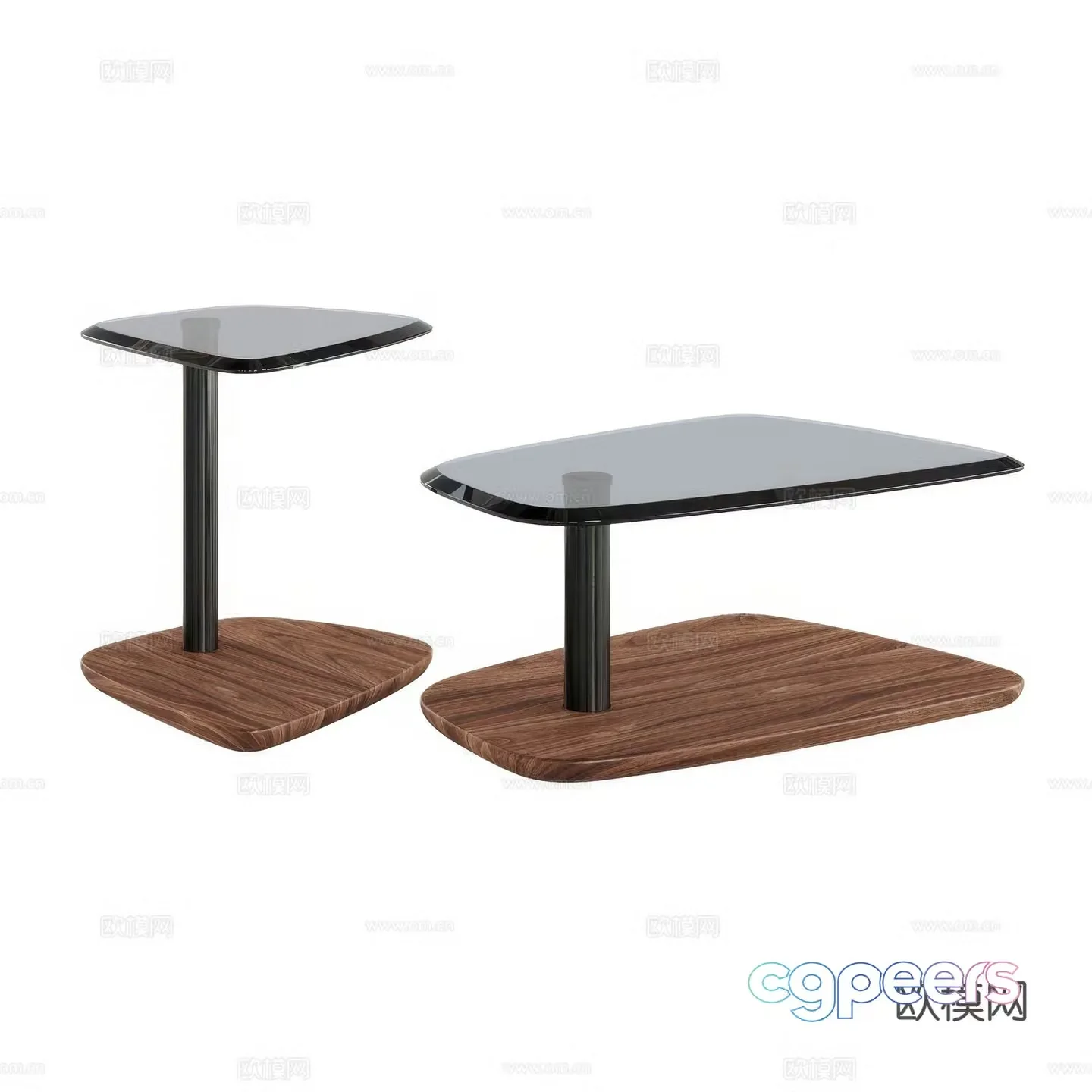 Modern Italian coffee table 3D model