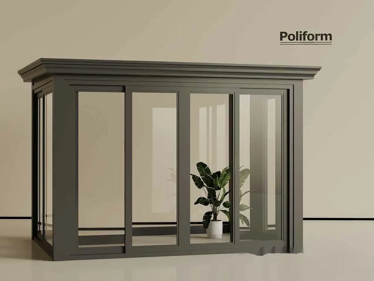 Gray Room Divider 3D Model – 10157 – VRAY Render