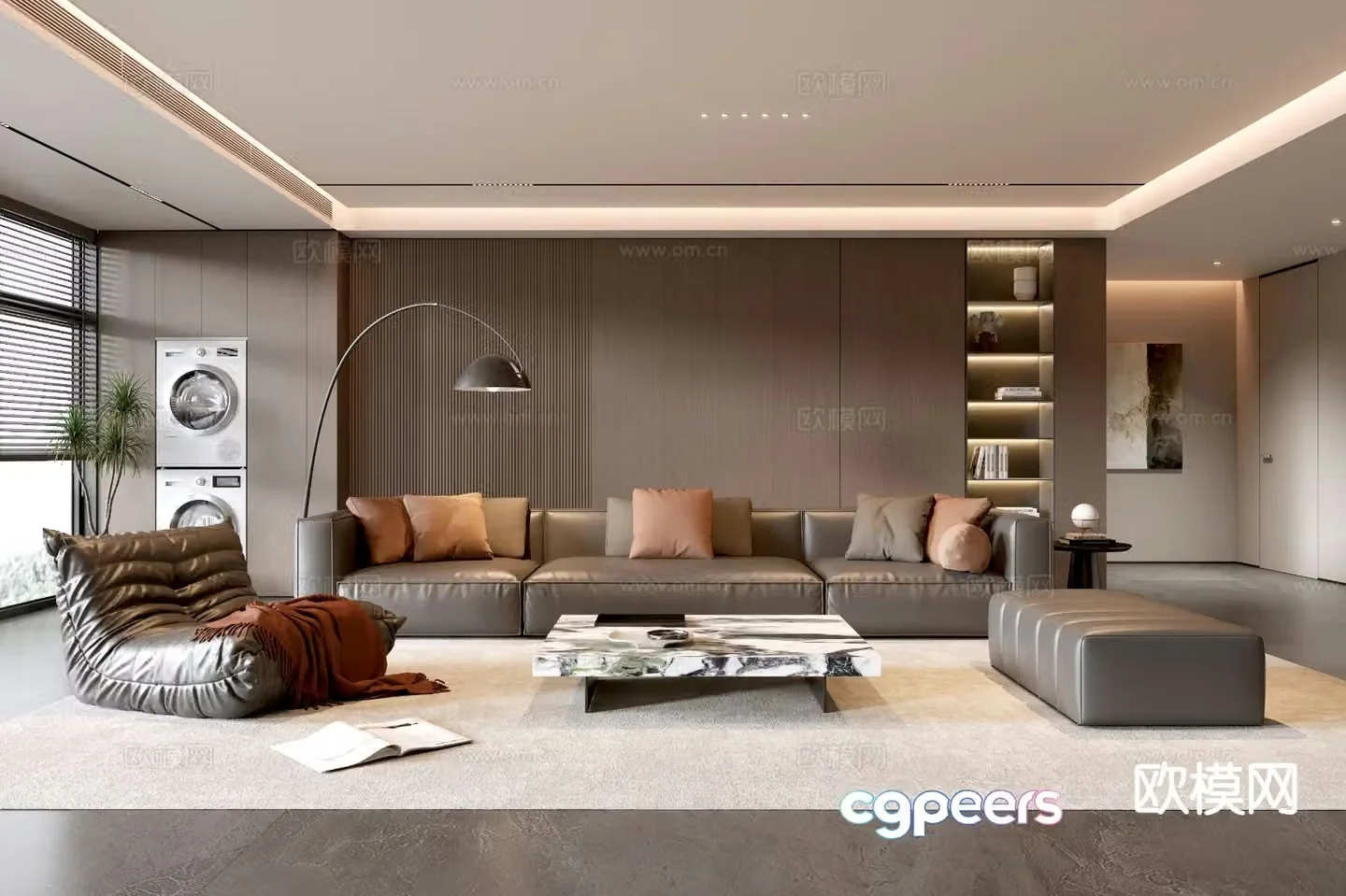Italian living room 3d model
