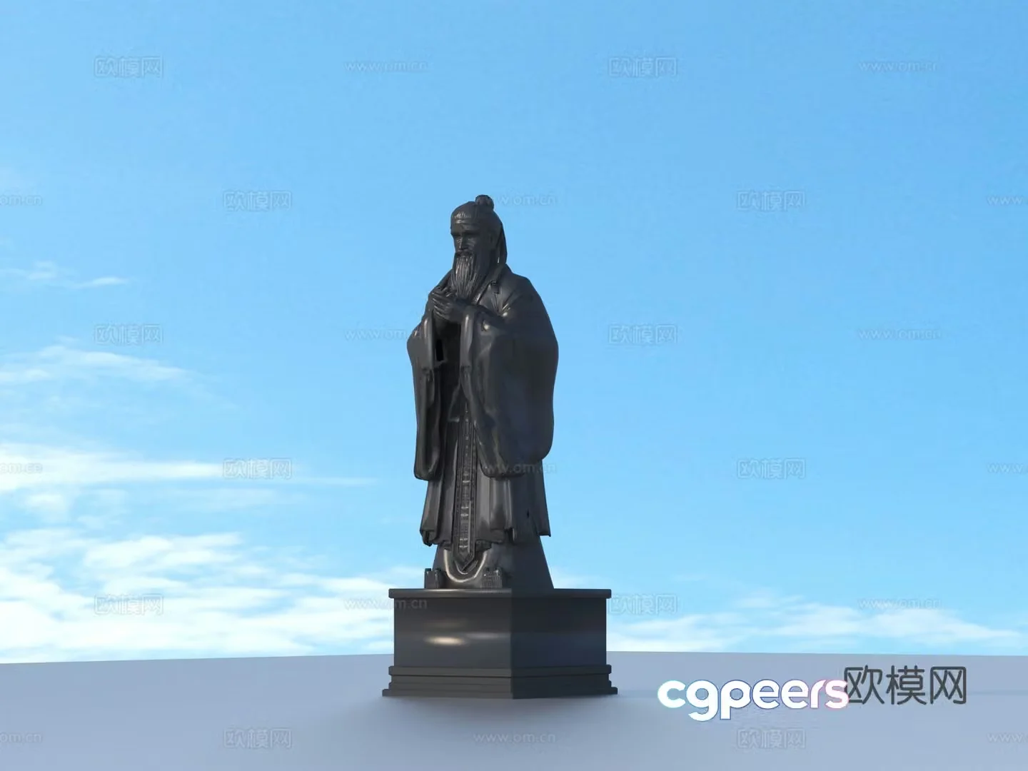 Statue Celebrity Sculpture 3d Model